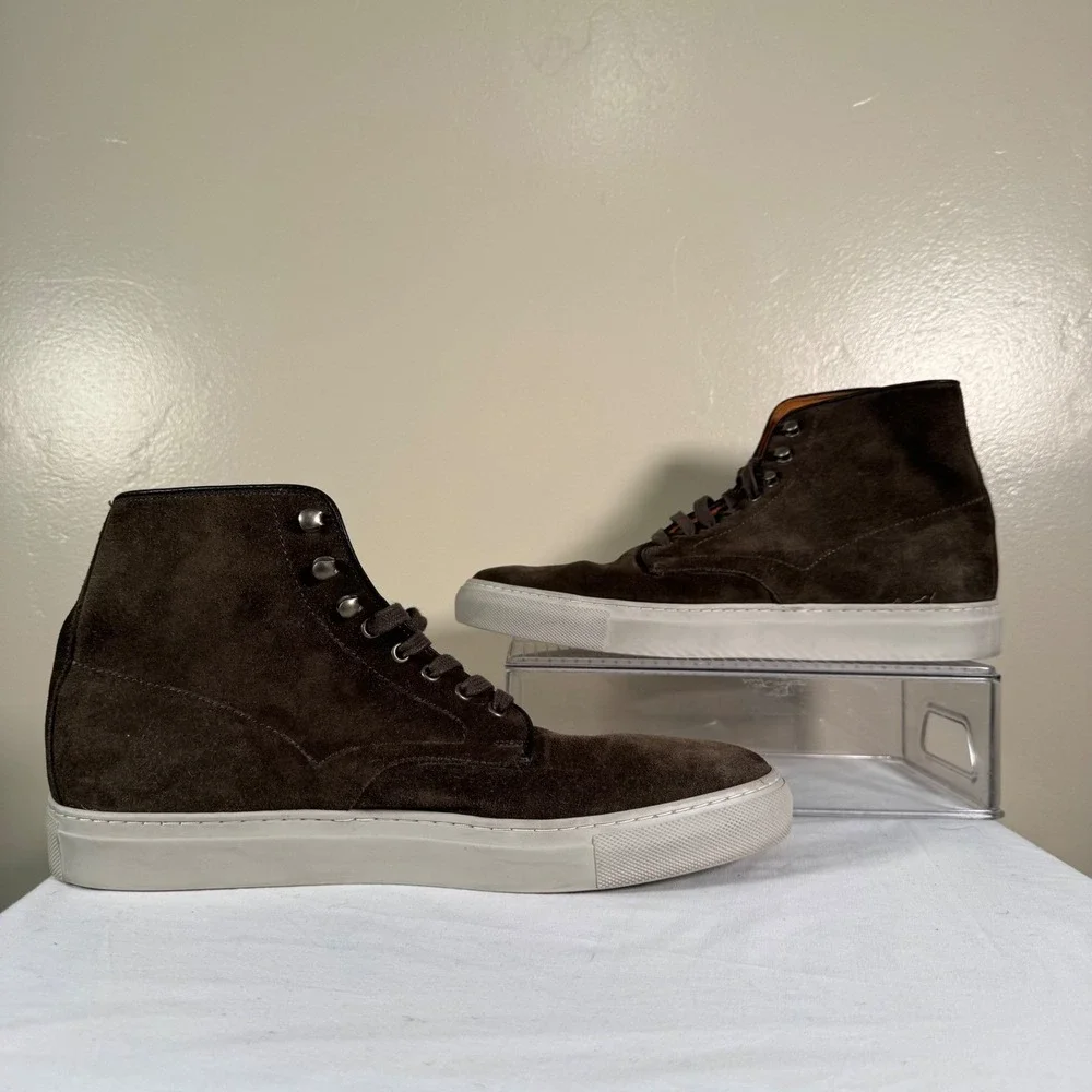 Allen Edmonds Higgins Mill Sneaker Boot Mens 9.5 D Brown Suede Gorpcore Designer